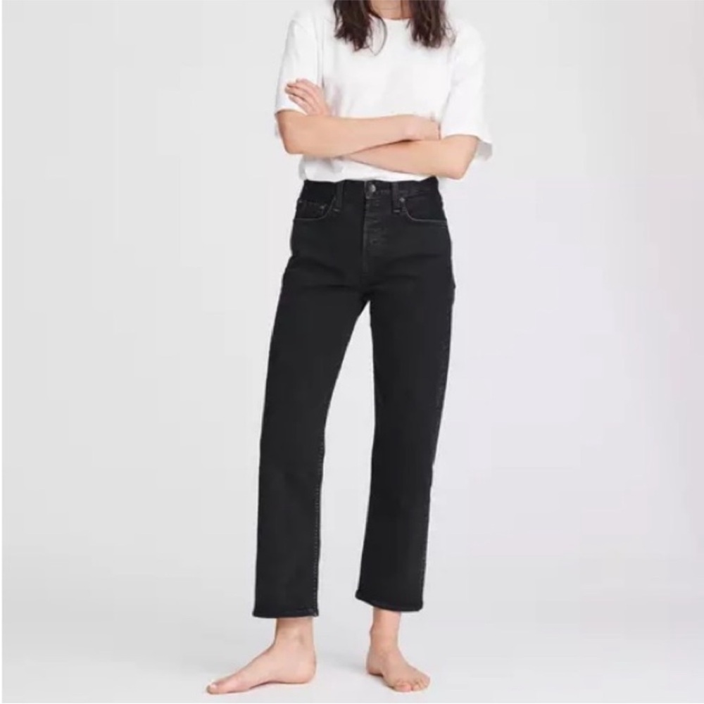rag & bone Maya Highrise Ankle Straight Leg Jeans